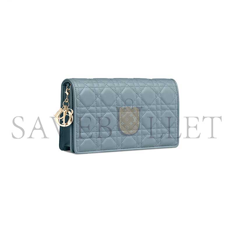 D*or lady D*or pouch with chain s0204onmj_m81b (22*13*5cm)